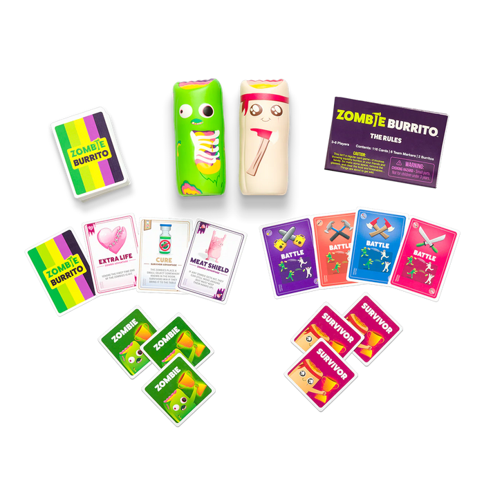 Zombie Burrito - A Dodgeball Card Game [Party Game]