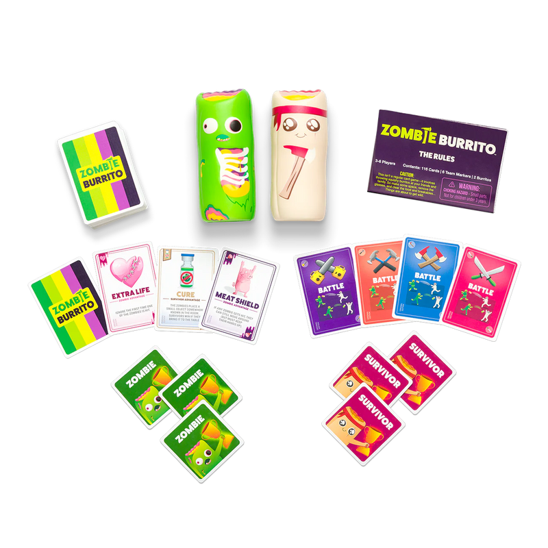 Zombie Burrito - A Dodgeball Card Game [Party Game]